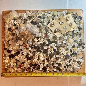 6,168 Button Bundle Assorted